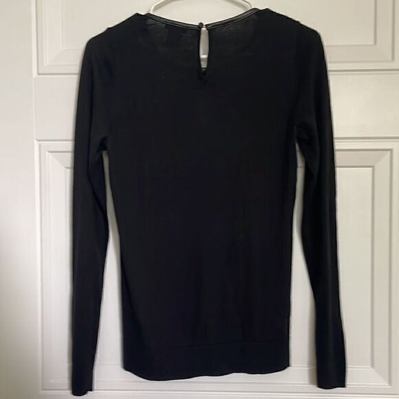 New Ann Taylor Black Long Sleeve Top - Picture 5 of 5